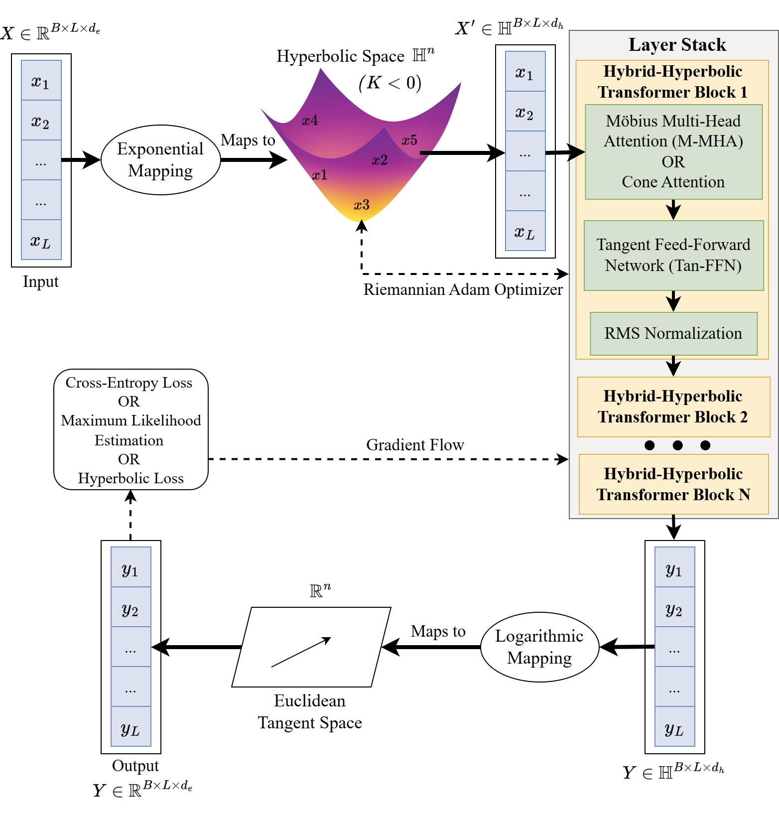 Hyperbolic LLM diagram